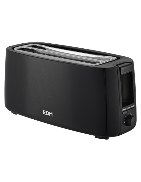 Tostadora doble ranura larga black design, 1400 w