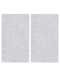 Placas cobertoras de vidrio transparente 30 x 52 cm, 2 uds