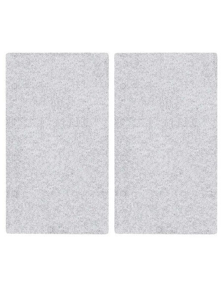 Placas cobertoras de vidrio transparente 30 x 52 cm, 2 uds