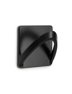 Colgador resistente al agua modelo cinta negro mate (blister)