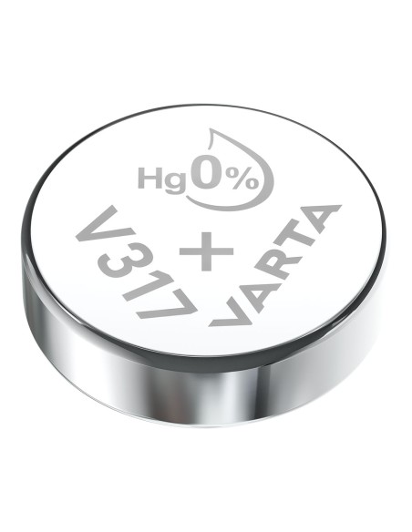Micro pila de boton silver sr62 - v317 10,5mah (blister 1 unid.) ø5,8x1,65mm