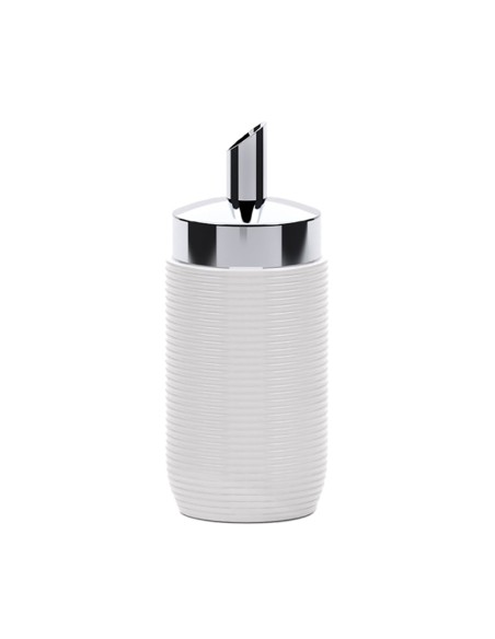 Azucarero clásico de porcelana cromado 250 ml