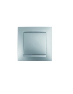 CONMUTADOR ELEC CRUCE EMPOTRAR ALUM SERIE 15 F1590251026 SIM