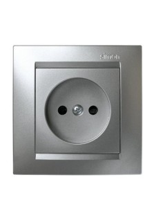 BASE ENCHUFE ELEC BIPOLAR EMPOTRAR ALUM SERIE 15 F1590444026