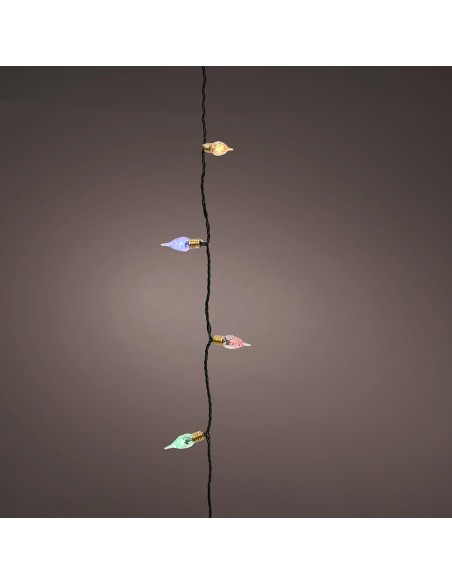 Guirnalda led vintage multicolor con 8 funciones centelleante para interior 1790 cm