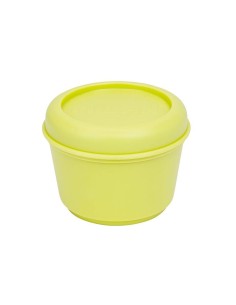 Recipiente para alimentos redondo serie sunset amarillo 0,25 l