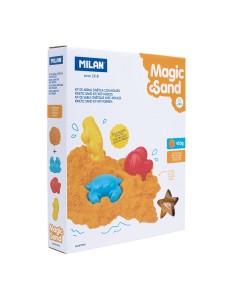 Kit de arena cinética "magic sand" con moldes