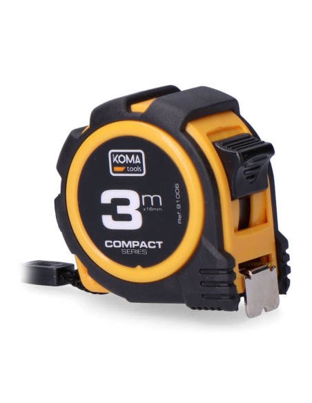 Flexómetro 3m x 16mm abs compact koma tools