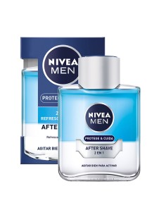 After shave loción 2 en 1 protege & cuida 100 ml