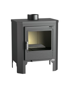 Estufa de leña frontal 57 x 40 x 71,7 cm