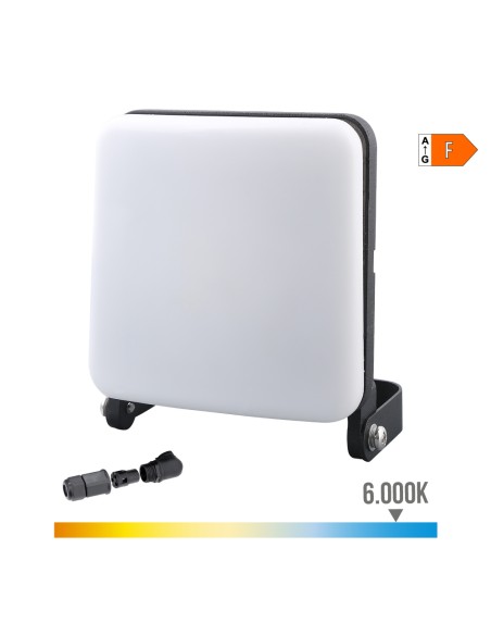 Foco proyector led frameless 10 w 760 lm 6000 k luz fria 8,71 x 8,26 cm