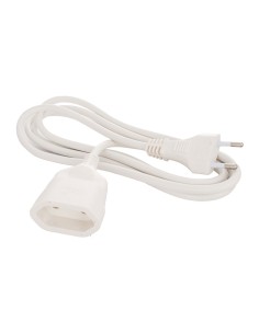 Prolongación manguera 2x1mm 5m blanco