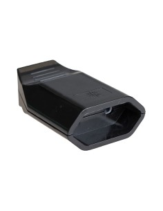 Base aerea con faldón 10 a 250 v negra