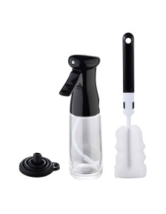 Botella de aceite + cepillo + embudo de silicona