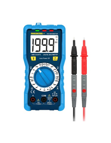 Multímetro digital cat iii 600v pan minimeter