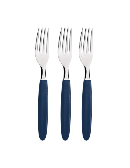 Tenedor de mesa ipanema azul 19,1 cm 3 uds