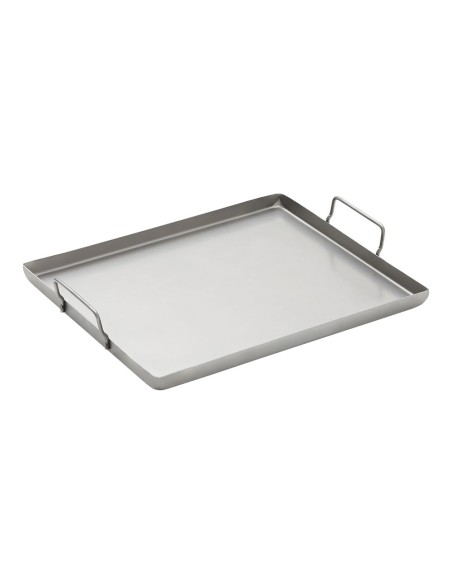 Bandeja de acero para horno 18 x 18 x 1,5 cm