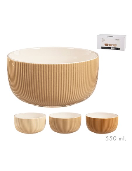 Bol de terracota colores surtidos 550 ml