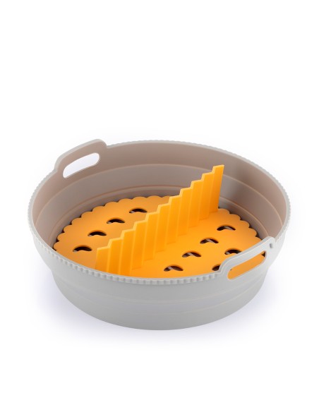 Cesta de silicona plegable para freidora de aire