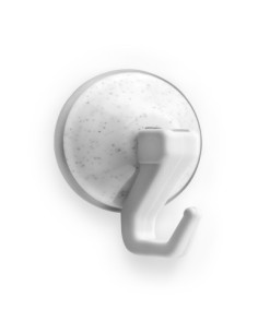 COLGADOR VENTOSA ARTICULADO BLISTER 2PIEZAS BLANCO 42MM,1208