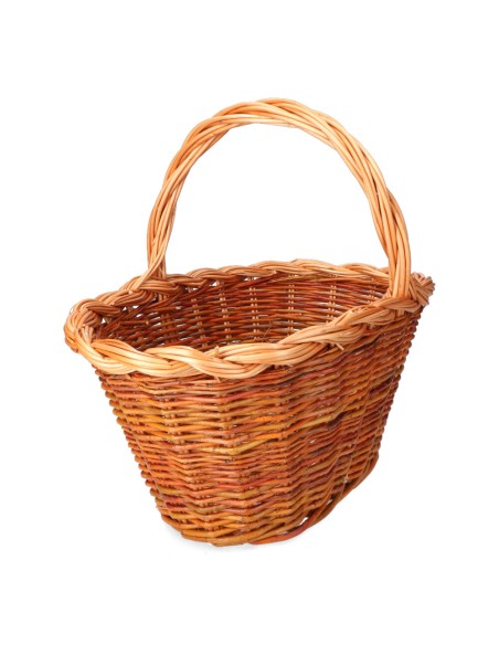 Cesta mimbre 37x25x20cm altura con asa 34cm
