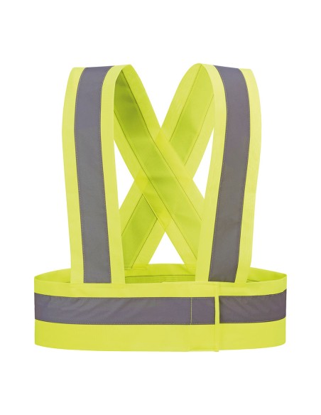 Tirantes de alta visibilidad color amarillo fluor hvt talla m