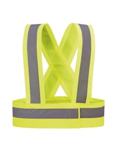 Tirantes de alta visibilidad color amarillo fluor hvt talla xl