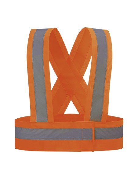 Tirantes de alta visibilidad color naranja fluor hvtora talla m