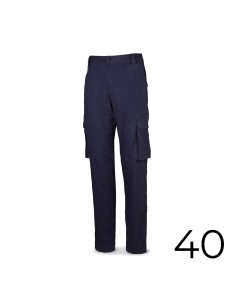 Pantalón strech 98% algodon 2% elastano 240g. azul marino talla 40 588pbsam/40