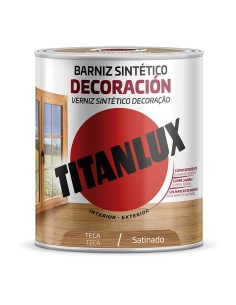 Barniz sintético decoración teca satinado 250 ml