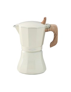 Cafetera petra crema de aluminio de 9 tazas