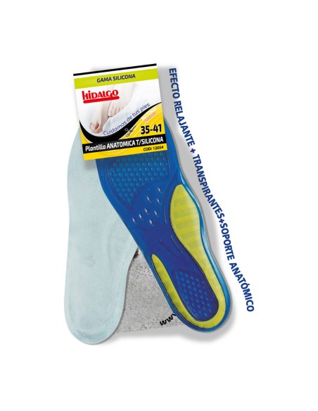 Plantilla para calzado anatómica silicona t: 35-41