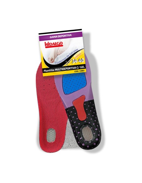 Plantilla para calzado multideportiva gel t: 34-40