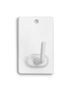 COLGADOR ADHESIVO BLANCO 2 UNIDADES  BL 2040 2 INOFI