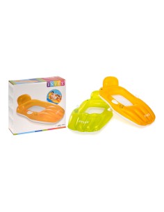 Hinchable con reposacabeza colores surtidos 163 x 104 cm