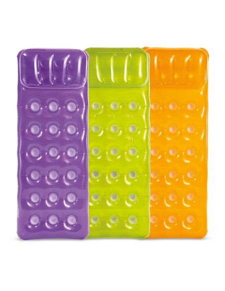 Hinchable con reposacabeza colores surtidos 188 x 71 cm