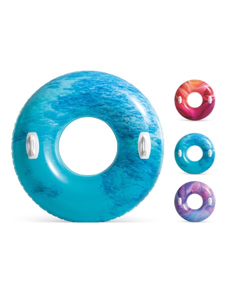 Flotador con asas colores surtidos ø114 cm