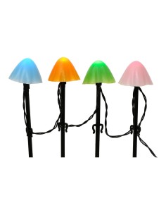 Estaca led con forma de seta multicolor con 8 funciones para exterior 491763