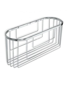 CESTILLO BAÑO 30 11 13CM OVAL MET CR TATAY