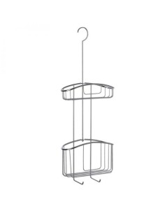 CESTILLO BAÑO GANCHO 2 ALTURAS MET CR TATAY