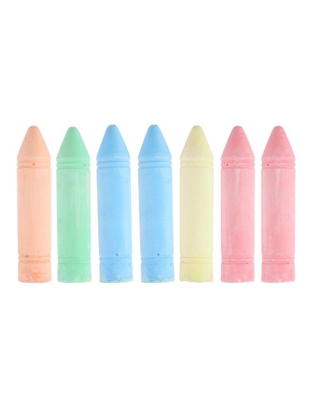 Tizas xl 19 x 4 x 4 cm colores surtidos, 7 uds