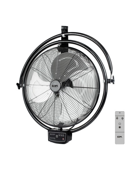 Ventilador pared-techo industrial, potencia 120 w 64,9 db aspas ø50 cm