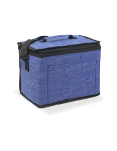 Nevera diseño tejana con asa color azul 10 l