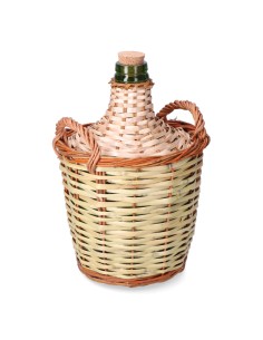 Garrafa caña y mimbre 8l.