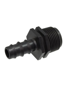 Adaptador macho tubo 16mm a rosca 1/2" en bolsa zip 1 unidad 900401 aqua control