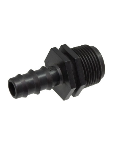 Adaptador macho tubo 16mm a rosca 1/2" en bolsa zip 1 unidad 900401 aqua control