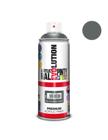 Pintura acrílica spray evolution 520 cc ral 7012 basalt grey 300 g
