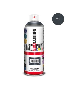 Pintura acrílica spray evolution 520 cc ral 7016 matt anthracite grey 300 g