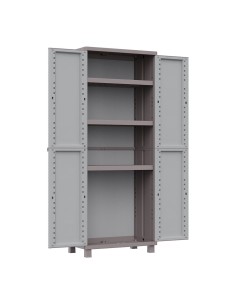 Armario jrattan 369, 3 baldas, 68 x 37,5 x 170 cm