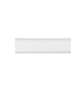 Barra armario ovalada metal blanco 150cm cintacor - storplanet